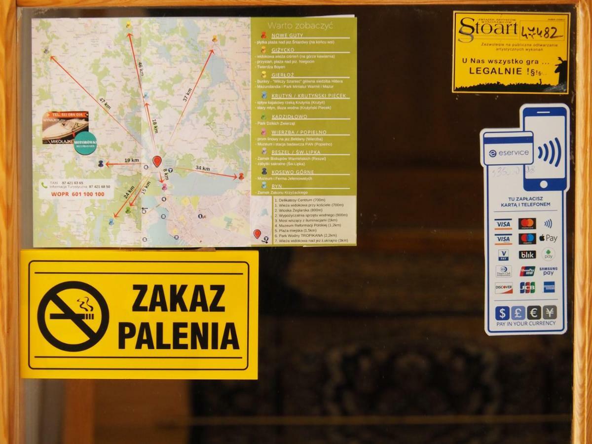Pokoje Zabi Staw Mikołajki Εξωτερικό φωτογραφία